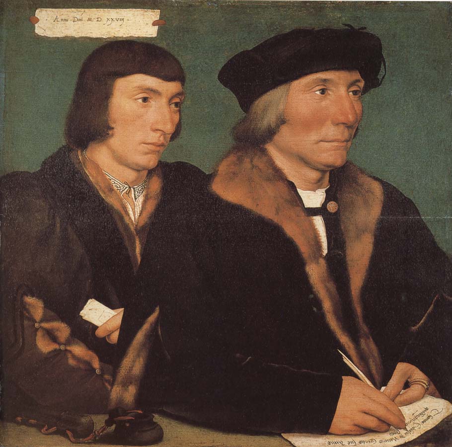 Hans Holbein Thomas and his son s portrait of John